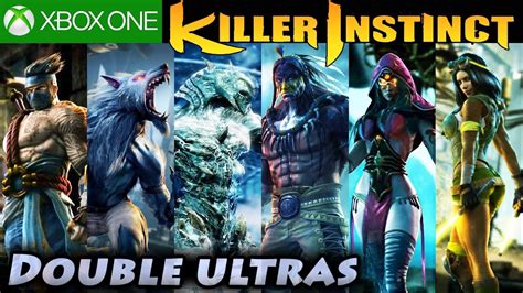 Killer Instinct Double Ultra Combos All Characters Season Xbox