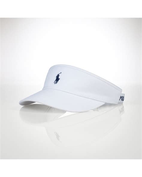 Polo Ralph Lauren Chino Golf Visor in White for Men | Lyst