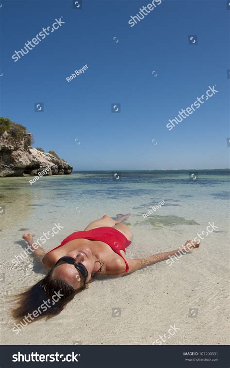 Sexy Seductive Mature Woman Posing Tropical Stock Photo Edit Now Shutterstock