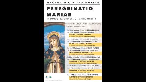 Catechesi Del Vescovo A Conclusione Della Peregrinatio Mariae YouTube