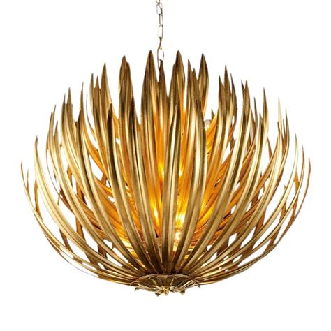 Florentine Antique Gold Leaf Artichoke Pendant Light Chairish