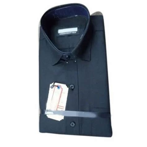 Mens Collar Neck Plain Cotton Formal Shirts Size M Xxl At Rs 300 In