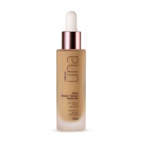 Base S Rum Natura Una Nude Me Ml Base Facial Magazine Luiza