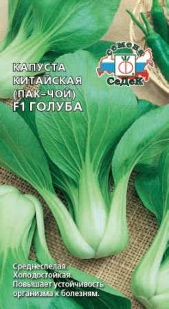 Капуста китайская F1 Пак-Чой Голуба 0,3 гр. 4607149404322 | ХозВыбор ...