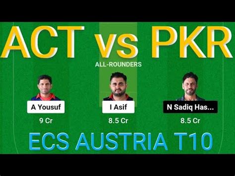 Act Vs Pkr Dream Prediction Act Vs Pkr Dream Team Act Vs Pkr