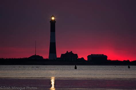 Photos: Amazing Sunrise behind Fire Island Lighthouse 1-29-17 - Fire ...