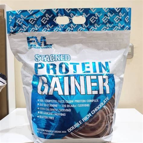 Jual Ready Evl Gainer 12 Lb Evl Stacked Gainer Protein For Serious Mass Gain Shopee Indonesia