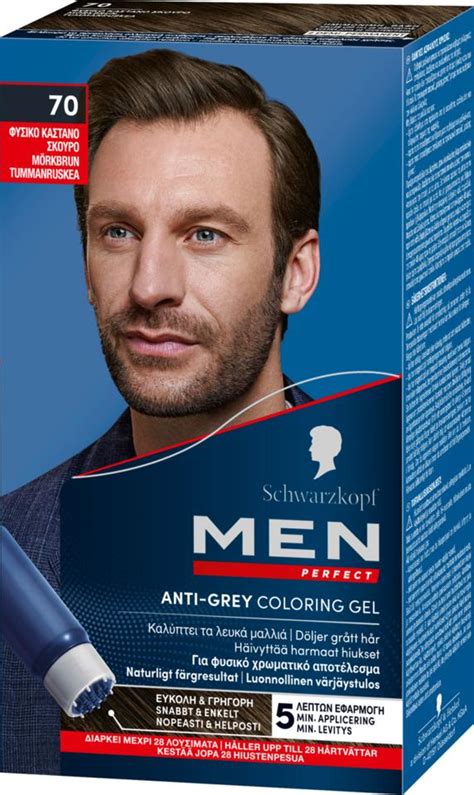 Schwarzkopf Men Perfect Anti-Grey Coloring Gel 70 Dark Brown | lyko.com