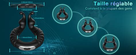 Sex Toys Anneau Penien Anneau Homme Sextoyse Couple Plaisir Anneau Vibrant P Nis
