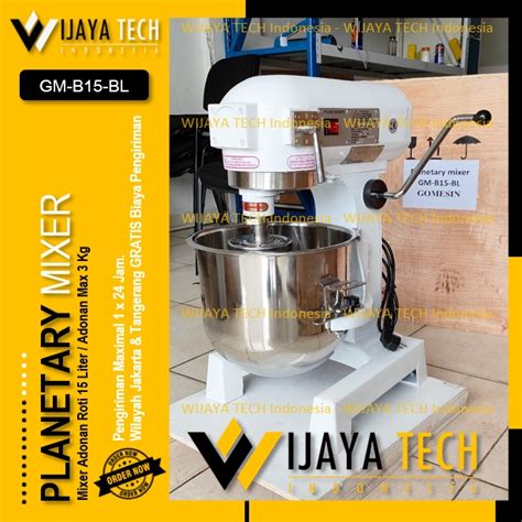 Jual Planetary Mixer Liter Gm B Bl Dough Mixer L Gomesin Gm B