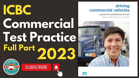 Icbc Commercial Drivers License Practice Test Full Part Canadian