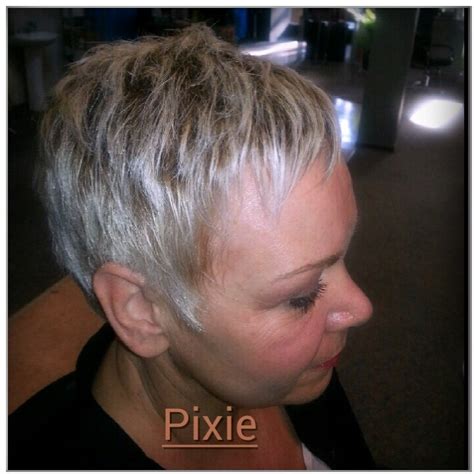 Pixie With Dark Roots And Blonde Ends