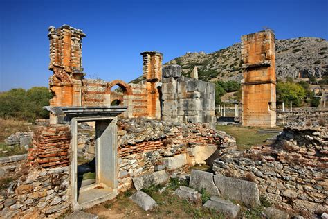 Archaeological Site Of Philippi UNESCO World Heritage Site Visit Kavala