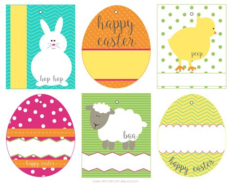 Happy Easter Printable Tags