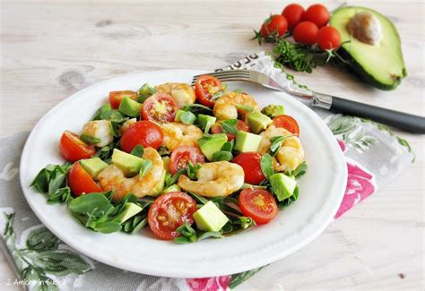 Insalata Di Gamberi Avocado E Portulaca Amiche In Cucina