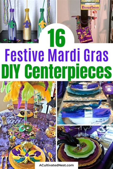16 Beautiful Diy Mardi Gras Centerpieces A Cultivated Nest