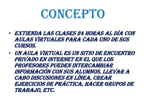 Aulas Virtuales Ppt