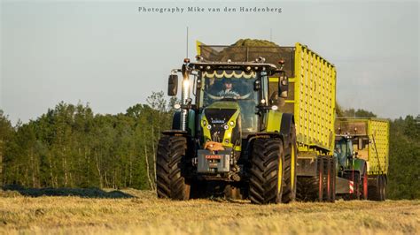 CLAAS Loonbedrijf Pleizier Timmer Volop Aan Het Gras Hakselen