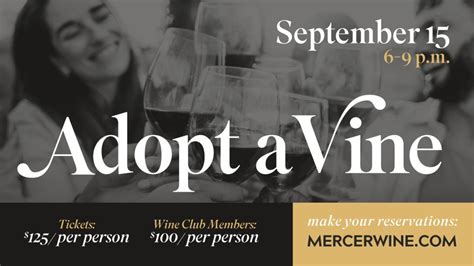 Adopt A Vine Mercer Wine