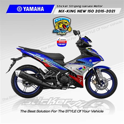 Jual Decal Full Body Stiker Striping Variasi Lis Yamaha Mx King