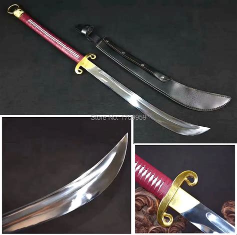 Outdoors Fighting Long Handle Broadsword Sharp Cut Bamboo High