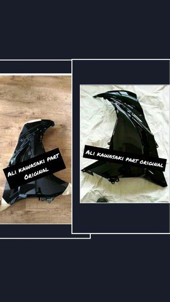 Jual Fering Fairing Sayap Samping Ninja 250 Fi Kanan Kiri Hitam