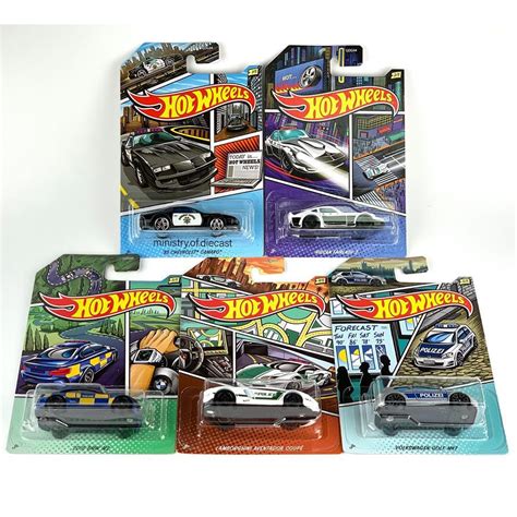 Ready Stock Hot Items Limited Quantity Hotwheels Comic Police Volkswagen Nissan Fairlady