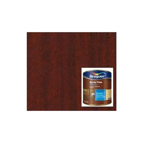 Barniz Tinte Bruguer Brillante Caoba Ml