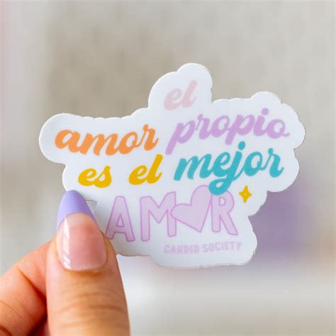16 - El amor propio es el mejor amor - Premium Sticker – Candid Society