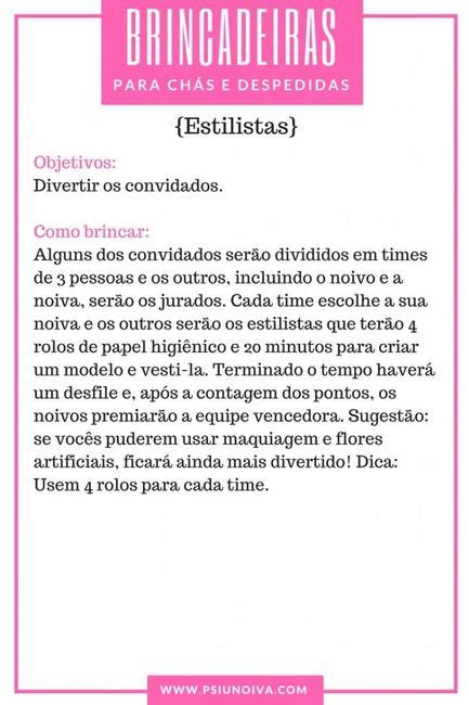 Brincadeiras Para Ch De Lingerie