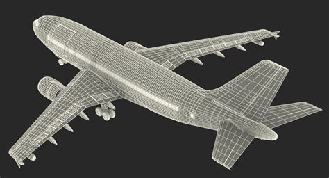 Airbus A Multi Role Tanker Flugzeugtransport Generisches Rigged D