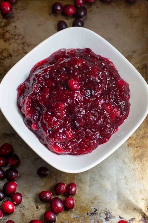 Sweet And Spicy Cranberry Relish Recipe