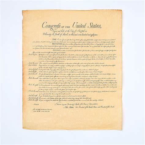Original Bill Of Rights
