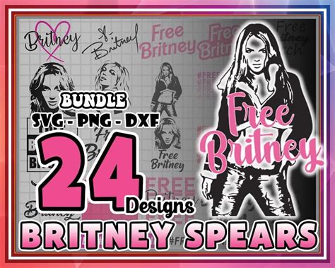 Bundle Designs Britney Spears Svg Britney Spears Cipart Britney