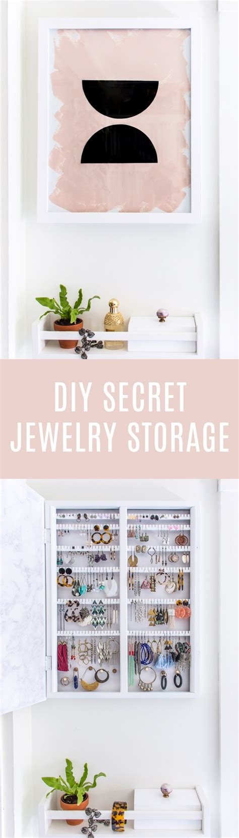 How I Built My DIY Secret Hidden Jewelry Storage