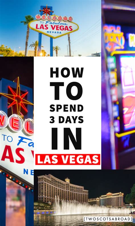 Fun Las Vegas Itinerary 3 Days In Las Vegas Vegas Trip Planning