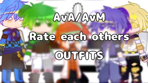 AvA AvM Characters Rate Each Others Outfits Stickfigure