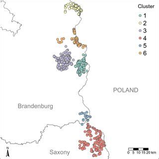 African swine fever case data and its separation into clusters. (Map... | Download Scientific ...