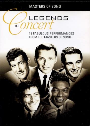 Release Legends In Concert 18 Fabulous Performances From The Masters