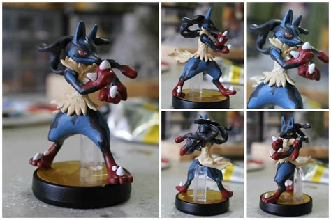 Custom Mega Lucario Amiibo By Pixelcollie On Deviantart