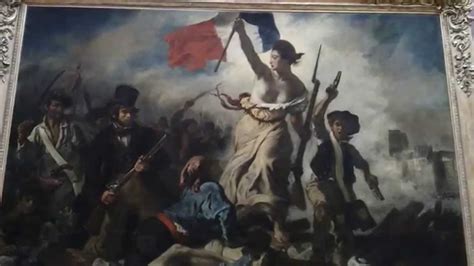 La Liberté Guidant Le Peuple 1830 Eugene Delacroix 1798 1863 Louvre