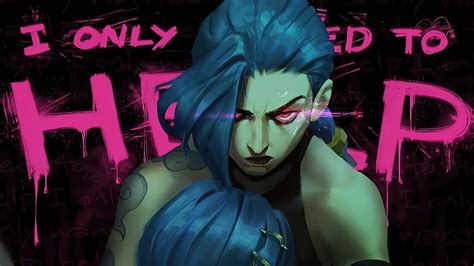 Jinx Arcane Netflix Series 4K 3450e Wallpaper PC Desktop