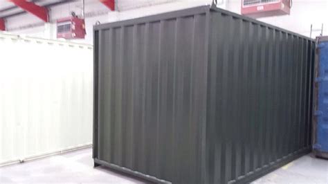 15ft X 8ft Green New Shipping Container Globalshippingcontainers