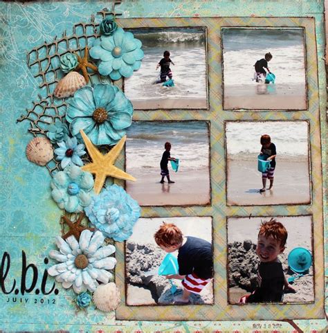 L B I Scrapbook Beach Scrapbook Layouts Cruise Scrapbook