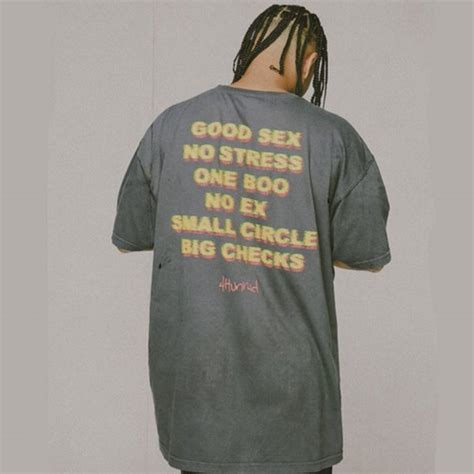 Good Sex No Stress One Boo Small Circle Big Checks YG T Shirt Men Womens Design Ideas Ferolos