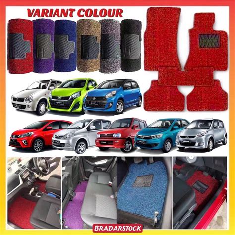 Perodua Car Carpet Mm Axia Bezza Viva Myvi Kancil Kenari Kelisa Myvi