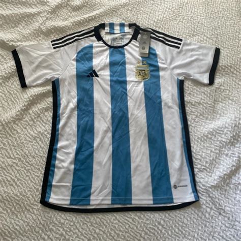 Adidas Soccer jersey Argentina 2022 Home Jersey size... - Depop