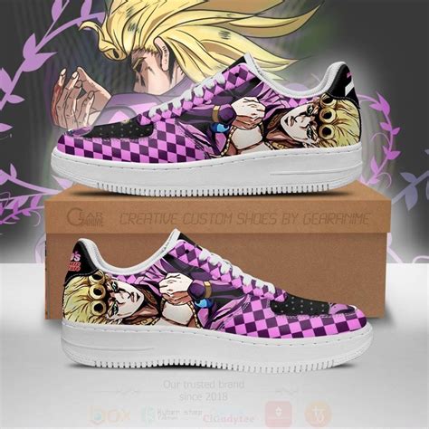 Hot Giorno Giovanna Jojo Anime Naf Nike Air Force Shoes Express Your Unique Style With Boxboxshirt