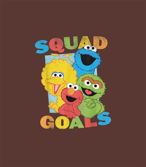 Sesame Street Squad Goals Digital Art By June Alana Pixels