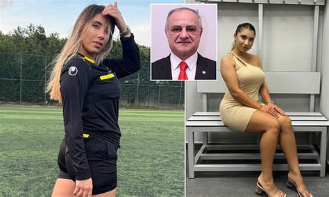 Turkish Female Referee 24 And Officials Chief 61 Banned For Sex Scandal As She Claims